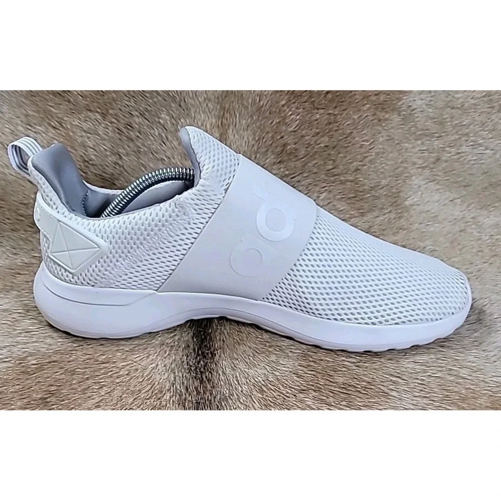 Adidas Lite Racer Adapt 3.0 White Slip-On Running Shoes BC0941 Men's Size 9.5